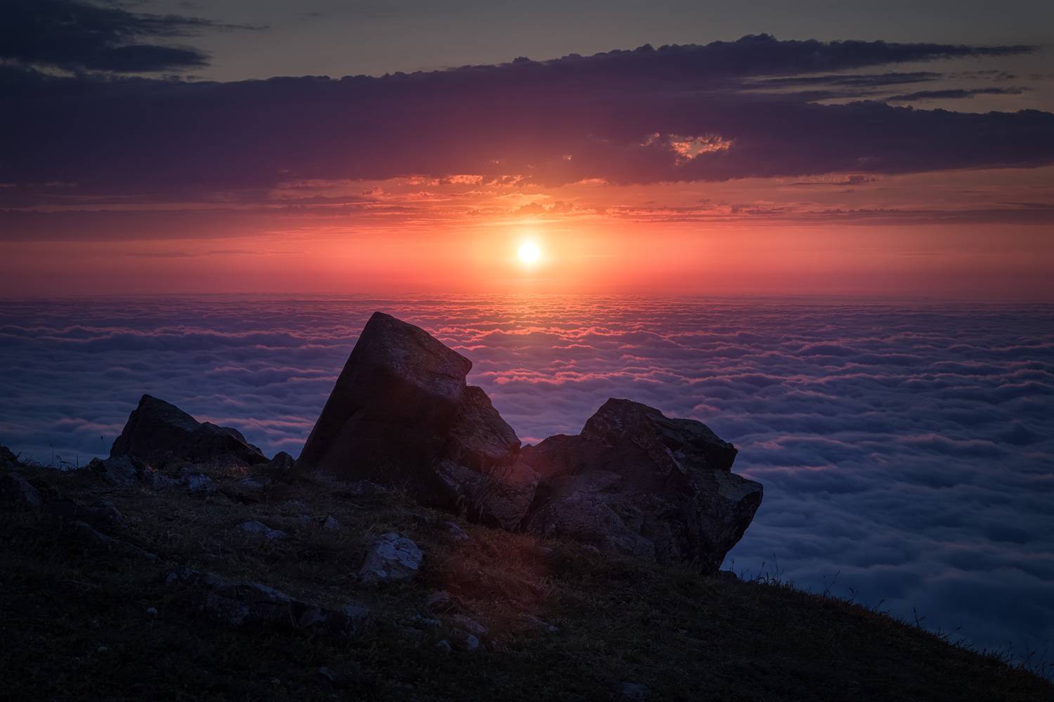 sun, sunset, gomismta, mountain, spring, clouds, fog, haze, sky, high, nature, landscape, scenery, travel, outdoors, georgia, guria, sakartvelo, chizh, Чиж Андрей