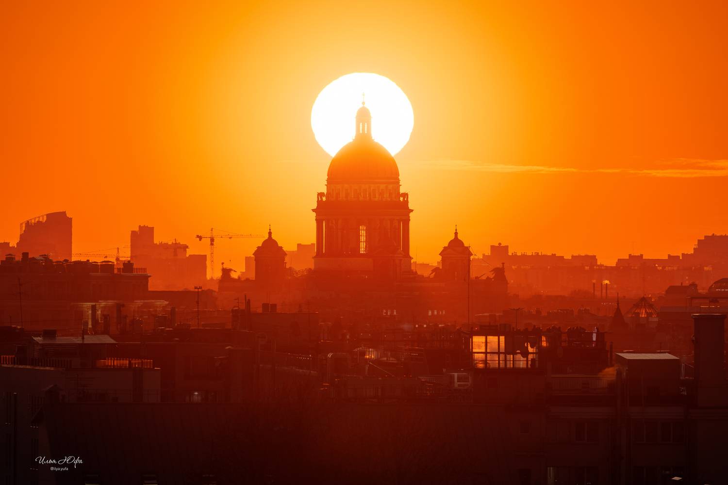 закат, питер, спб, Илья Юфа