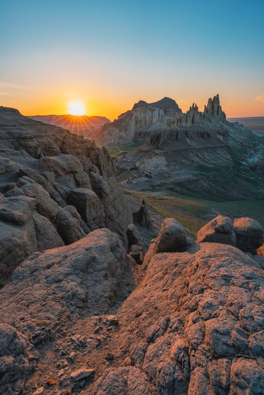 Закат в Долине замков фото превью