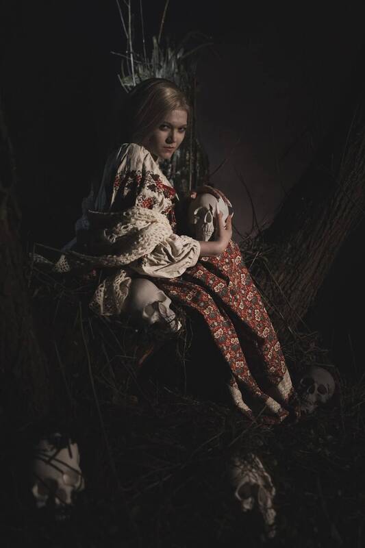 готика, сказки, ночь, фольклор, постановочная фотография, спецэффекты, девушка, русь, россия 43. Как в старой сказке фото превью