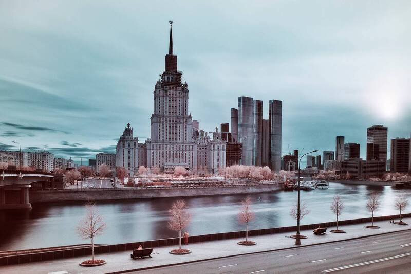 рэдиссон, роял гостиница Рэдиссон Роял в инфракрасном спектре фото превью
