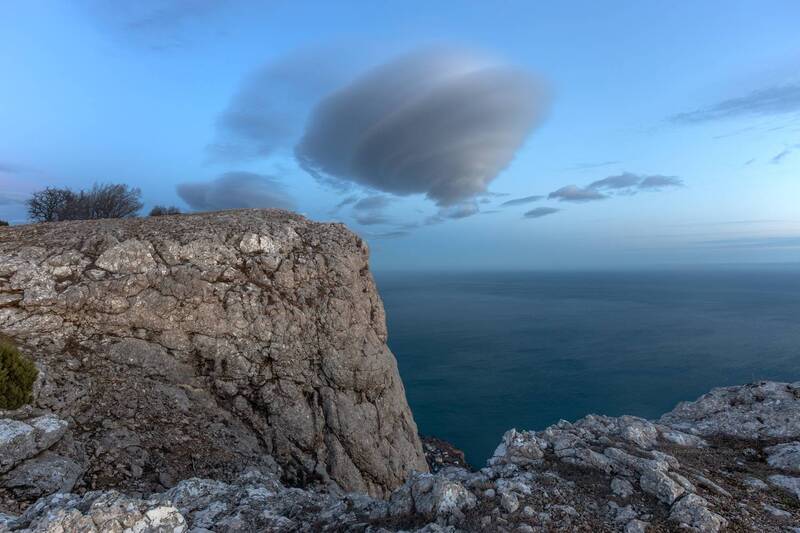 форосский кань, лентикулярные облака, форос, крым, крымские пейзажи, пейзажи крыма, крымский горы, пейзаж Лентикулярные облака фото превью