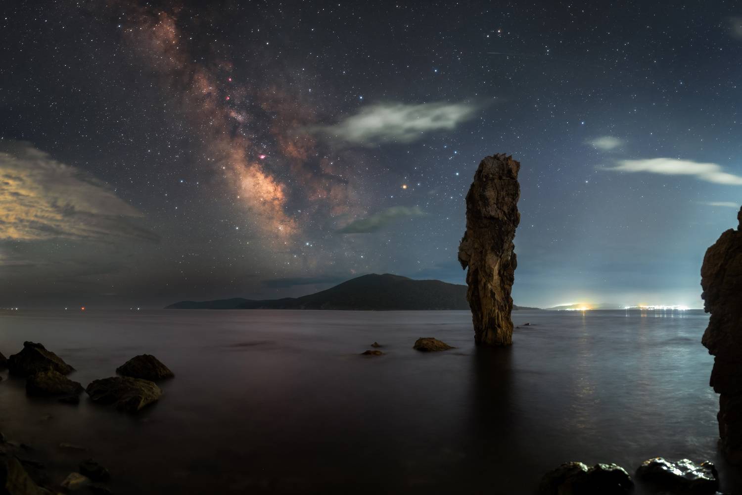 приморье, млечный путь, японское море, Комлев Антон