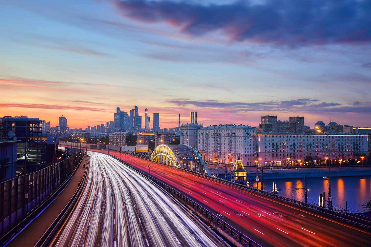 москва, закат, Валерий Вождаев