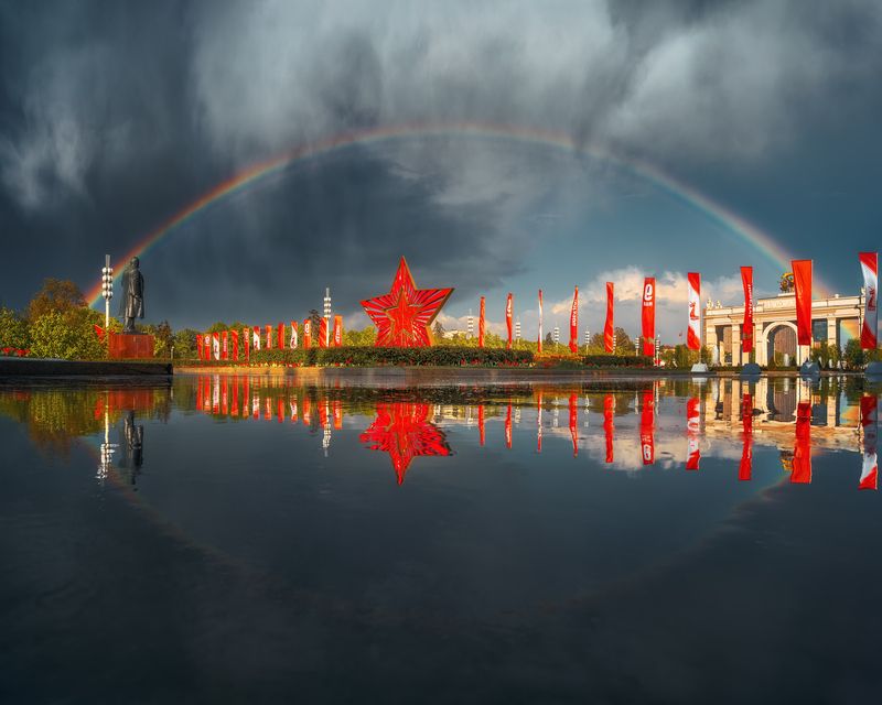 день победы, вднх, москва, весна, красный, moscow, май  фото превью