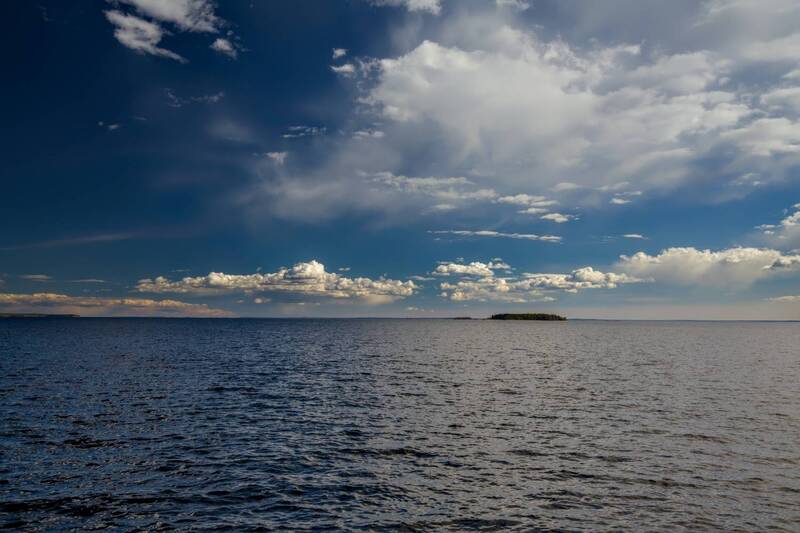 онего, озеро, повенец, вода, облака Остров фото превью