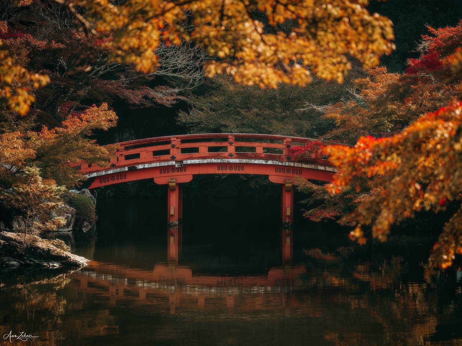 japan, kyoto, bridge, autumn, travel, lake, landscape, nature, photography, Aws Zuhair