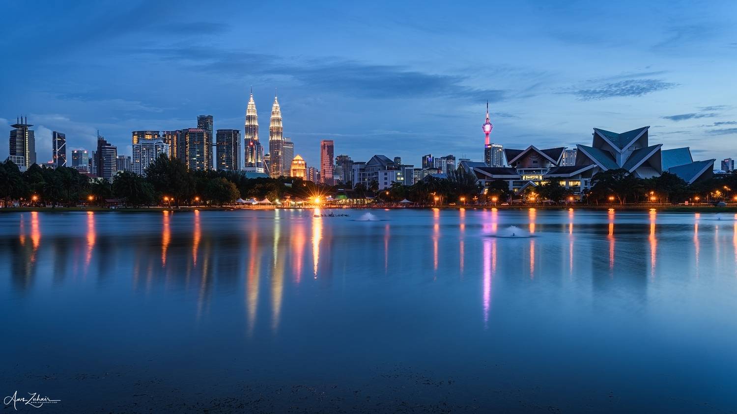 Kuala Lumpur Skyline. Автор: Aws Zuhair kl, klcc, kuala lumpur, malaysia, city, cityscape, architecture, skyline, skyscraper, tracel, photography, Aws Zuhair