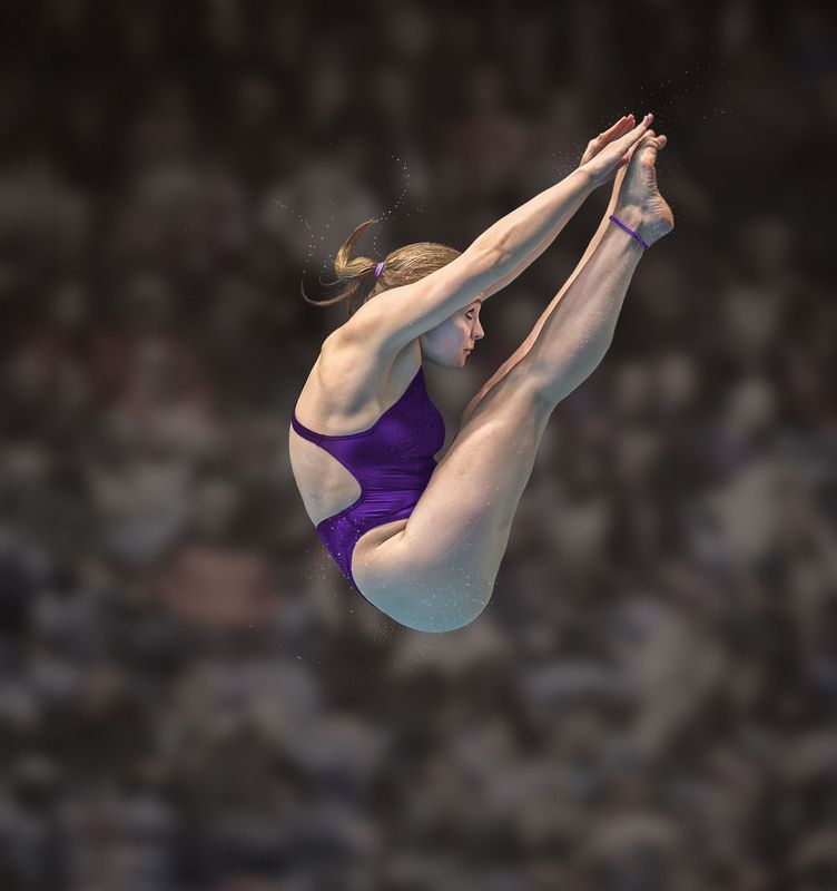 sport, sports_photography, diving Controlled descent  фото превью