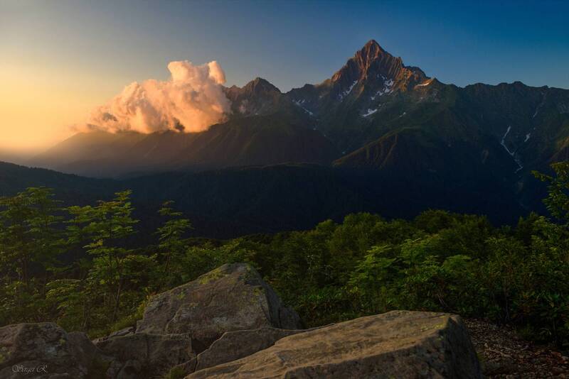 На закате в горах Кавказа... фото превью