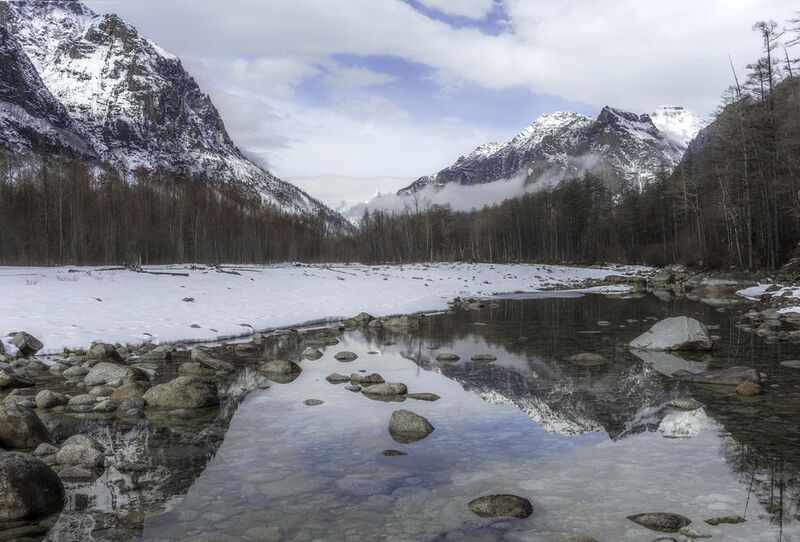 Чарские пески, кодарское ущелье Хребет Кодар. фото превью