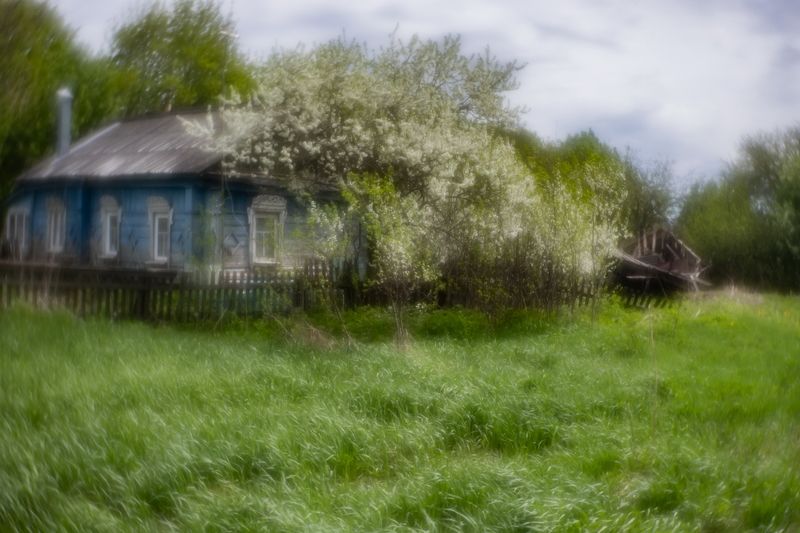 весна, село, строения И вновь Весна-Цветущая фото превью
