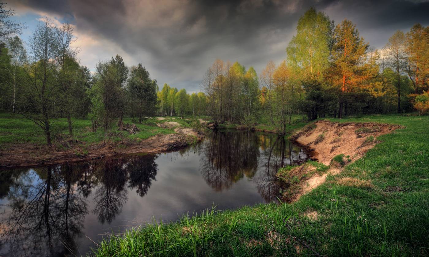 весна, река Кеза, Нижегородская область, природа России, пейзажи России, фото России, Александр Бархатов