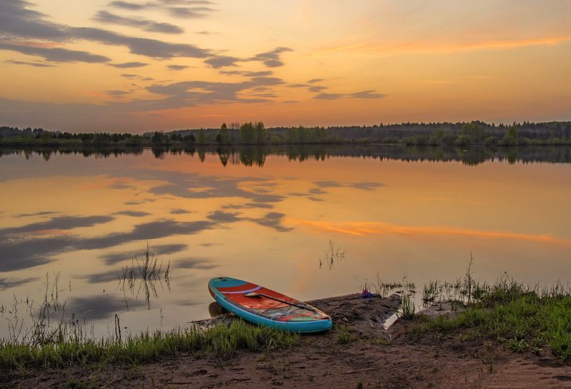 Киров, весна, Филейский карькр, закат На закате фото превью
