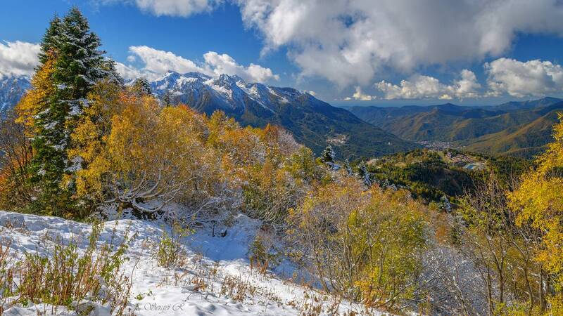 Первый снег в горах... фото превью