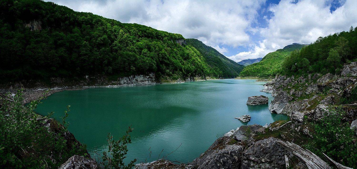 море абхазия горы небо пейзаж закат путешествия отдых , Анастасия Суховий