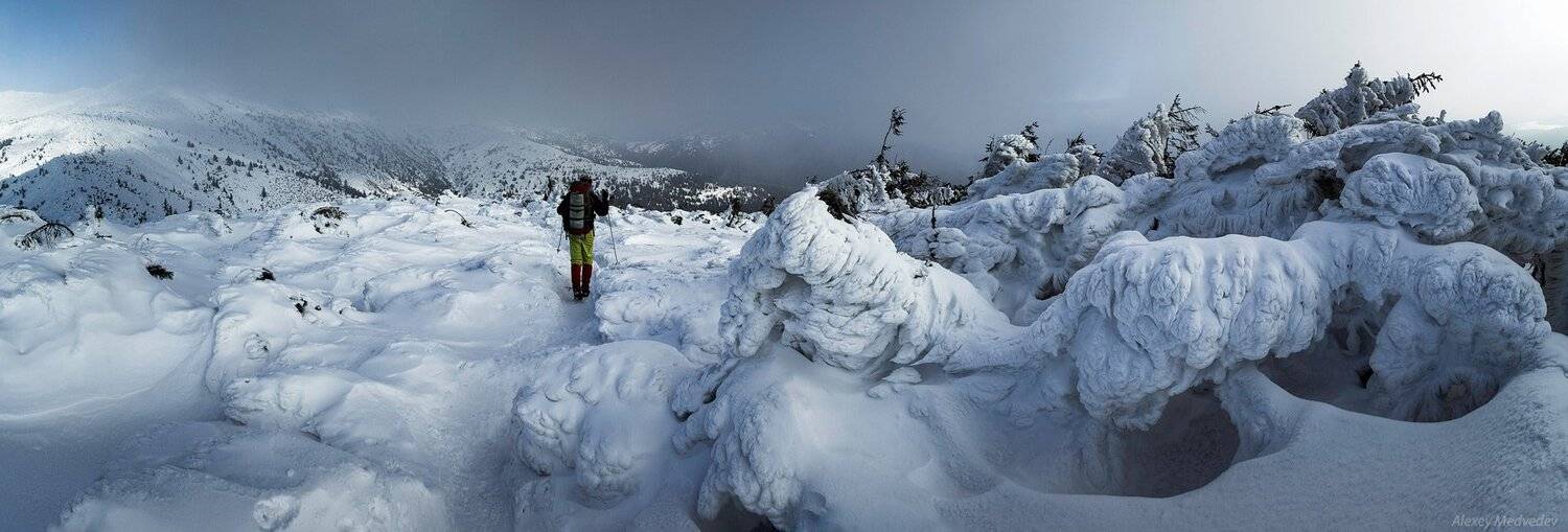 карпаты, черногора, поп-иван, лед, горы, снег, зима,, Алексей Медведев