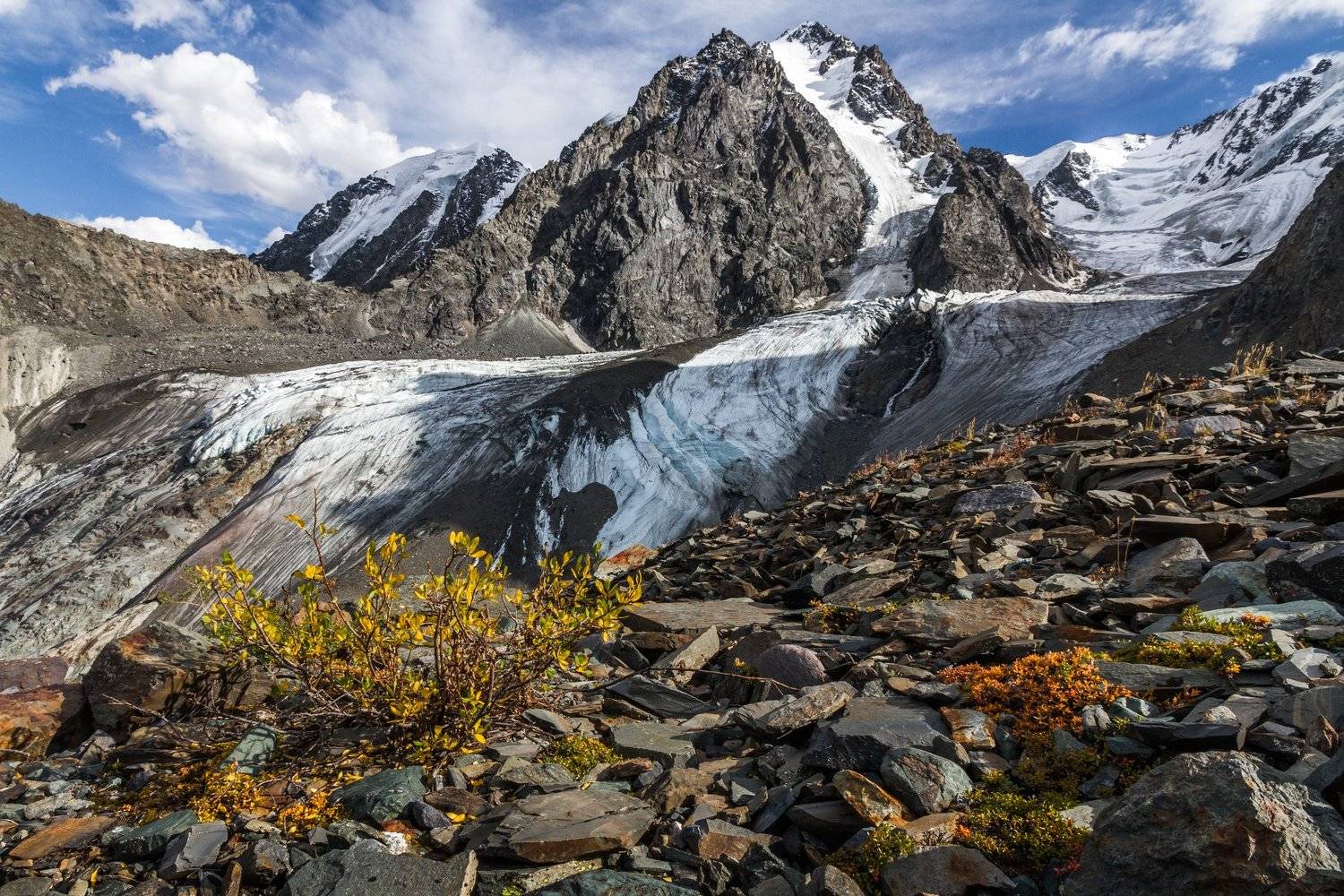 Алтай, Ледник, Зелинского, Шавлинские озера, Россия, Слащилина Нина