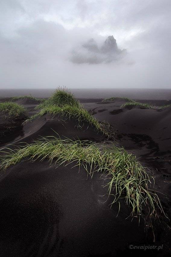 #iceland #landscape #vestrahorn #beach #black #mist, Piotr Debek