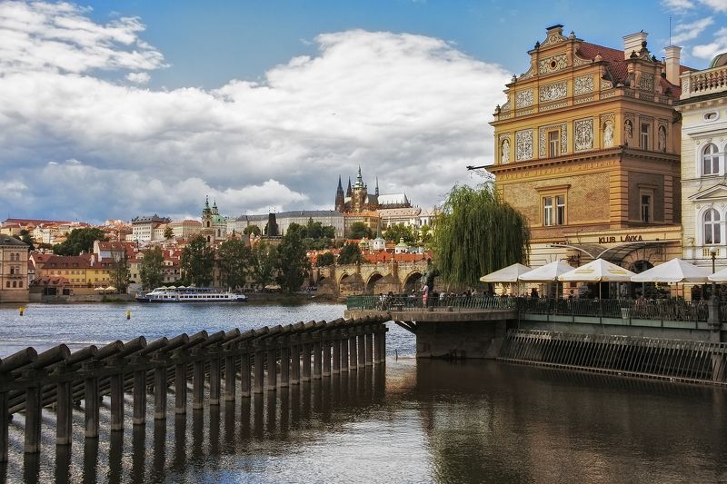 City, Prague, River Prague фото превью