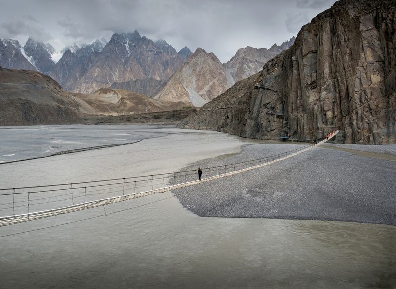 каракорум, пакистан, хунза, нд, pakistan 2025, pakistan Мост фото превью