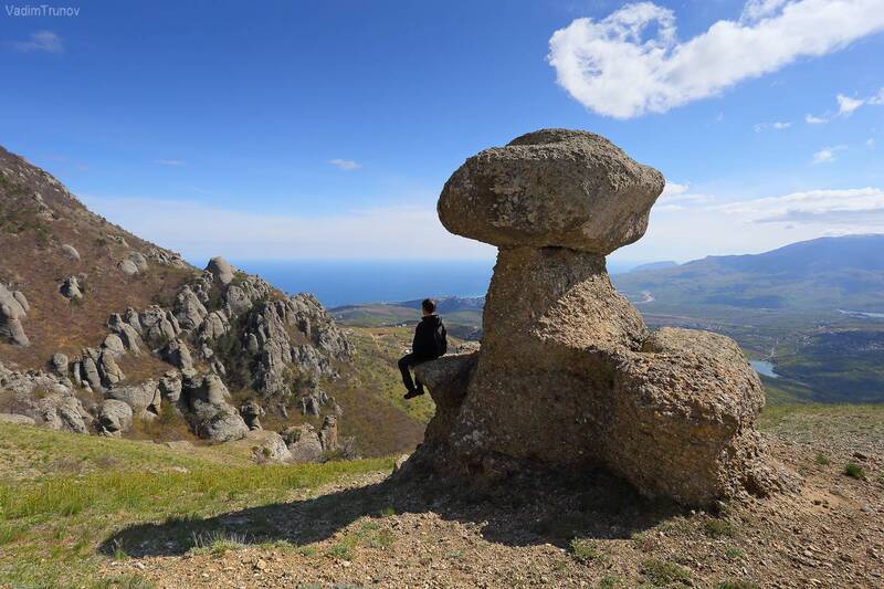 крым, демерджи, гриб, каменный гриб Каменный гриб фото превью