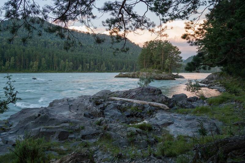 алтай, катунь, утро Тихое утро перед дождём фото превью