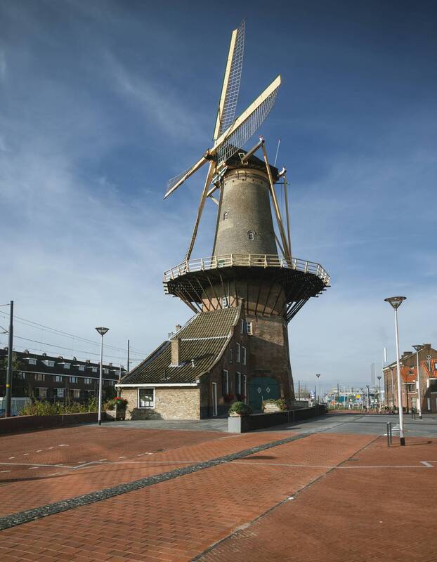 netherland, windmill, historical, sight, europe, delft Molen De Roos. фото превью