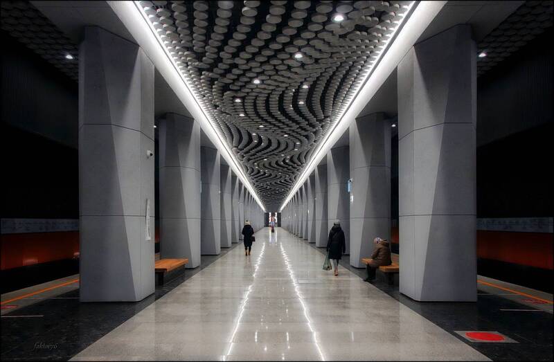 метро, москва, архитектура, транспорт, город станция метро Воронцовская . Москва фото превью