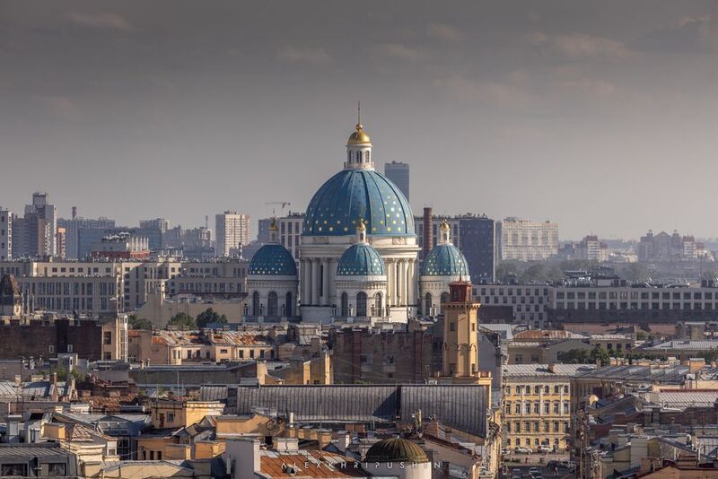 Вид со смотровой площадки Исаакиевского собора фото превью