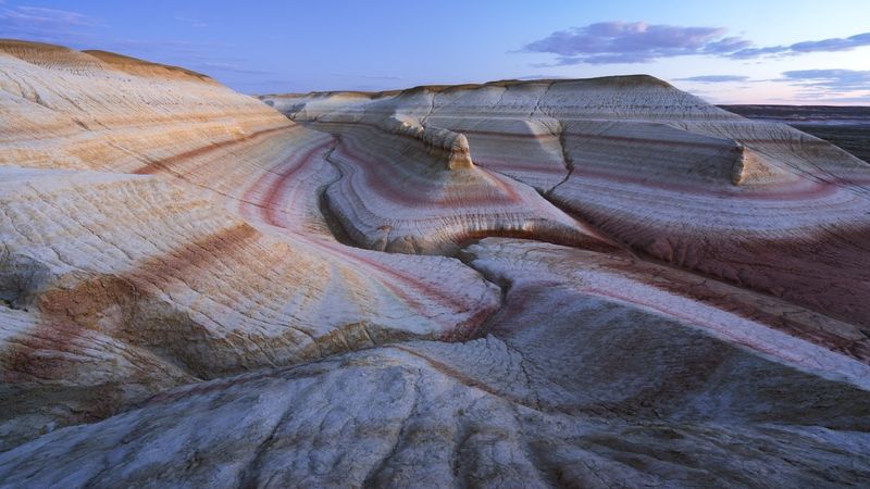 Синий час в урочище Кызылкуп фото превью
