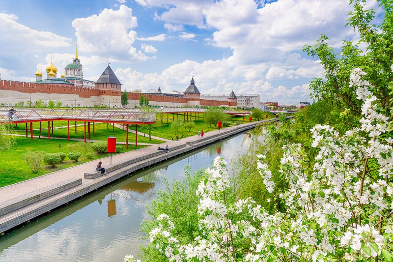 тула, тульский кремль, казанская набережная, успенский собор Тула цветущая. фото превью