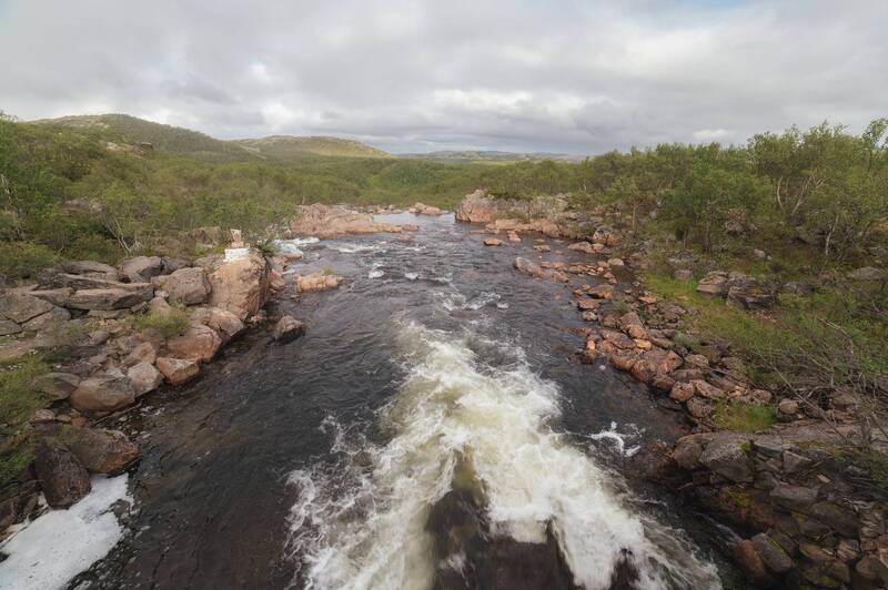 kola, peninsula, tundra, forest, river, landscape Могила у реки. фото превью