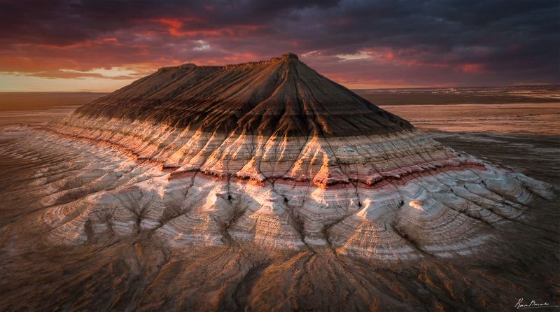 dji, drone photo, mangystau Bokty Mountain, Mangystau, Kazakhstan фото превью