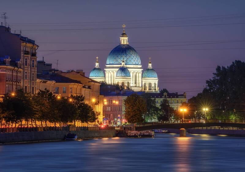 санкт-петербург, питер, фонтанка, белые ночи, храм, ночной город, architecture, архитектура Закрытие сезона Белых ночей фото превью