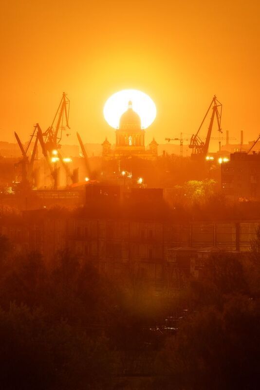 Санкт-Петербург, Исакиевский собор Исаакиевский собор на рассвете фото превью