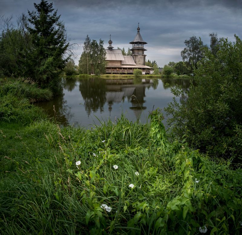 московская область, подмосковье, нд, сергиев посад, подмосковная мозаика, благовещенье, святая русь нд Хмурое лето фото превью