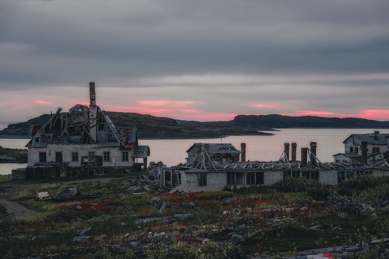 дальниезеленцы баренцовоморе кольский, мурманск заполярье арктика север Забытый форпост советской науки фото превью