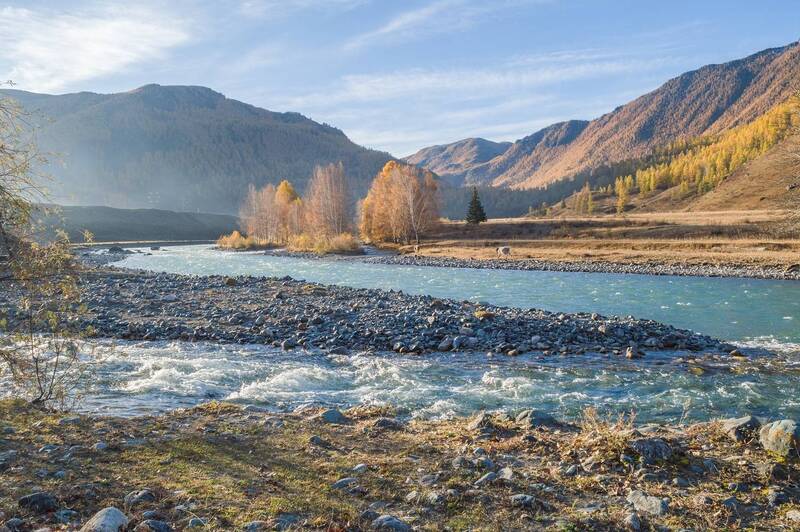 алтай, чуя, чибитка, осень Доброе осеннее утро фото превью