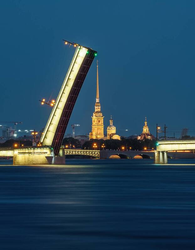 санкт-петербург, питер, нева, храм, мост, bridge, белые ночи, разводной мост Собор под мостом фото превью