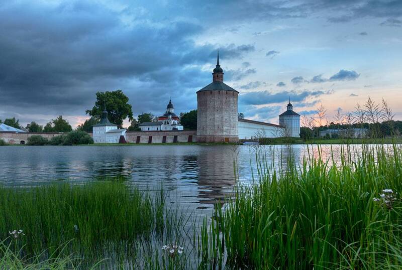 Закат на Северском озере фото превью