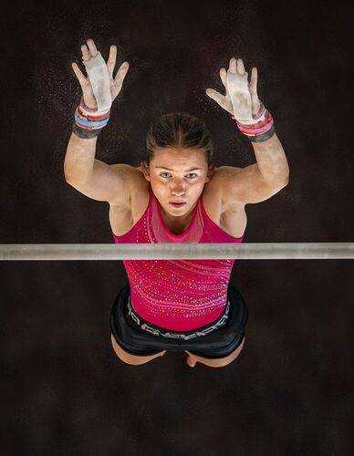 eyes on the high bar