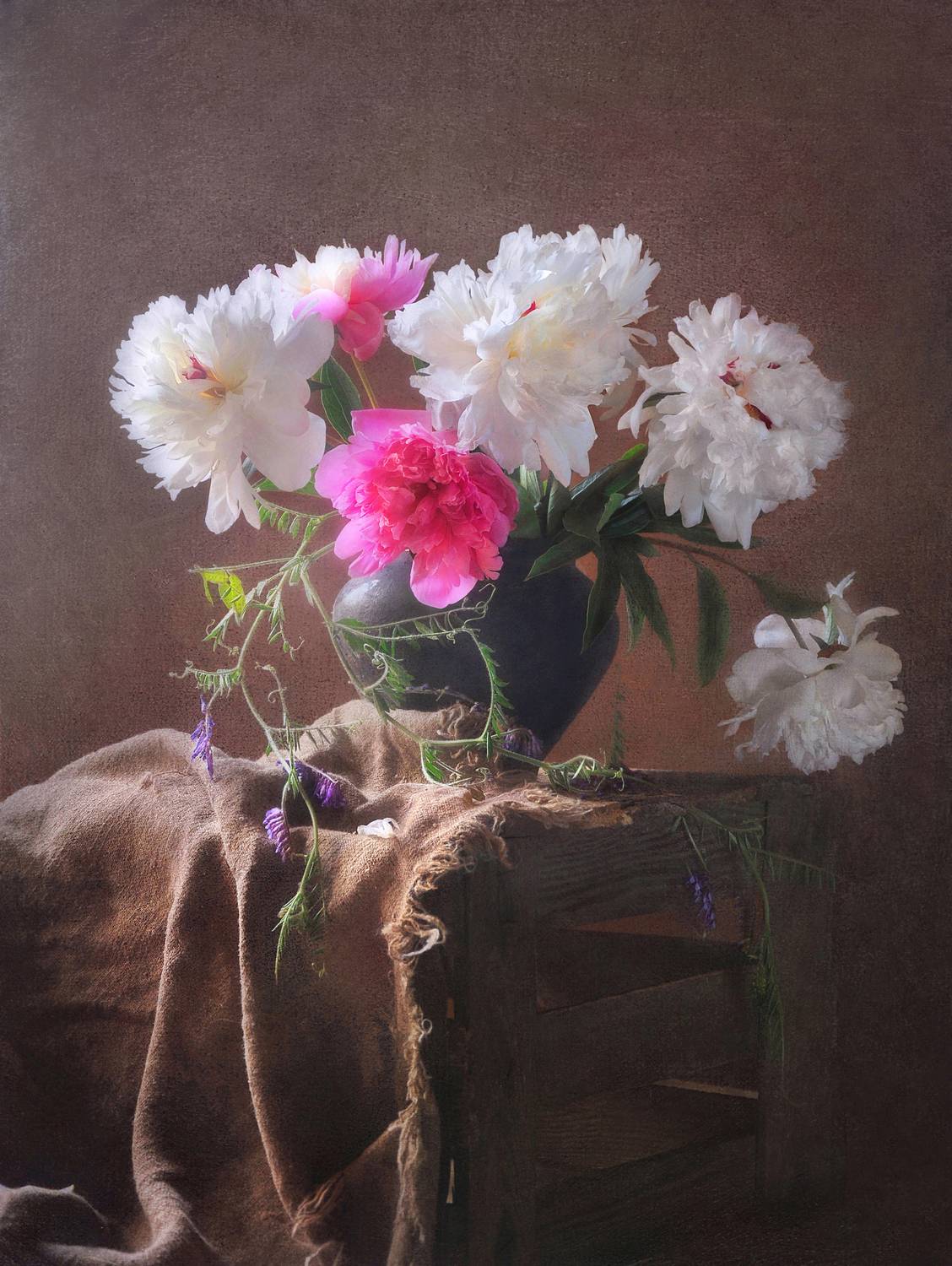 натюрморт, букет, лето, пионы, still life, sun light, flowers, summer mood, полевые цветы, Буглак Инна