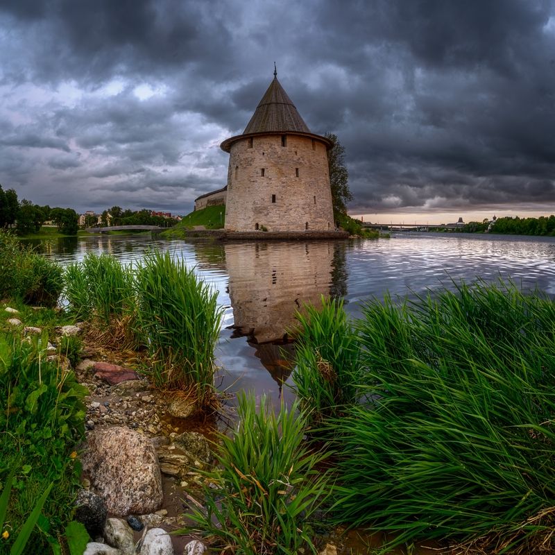 псков Погода красивая, но холодная фото превью