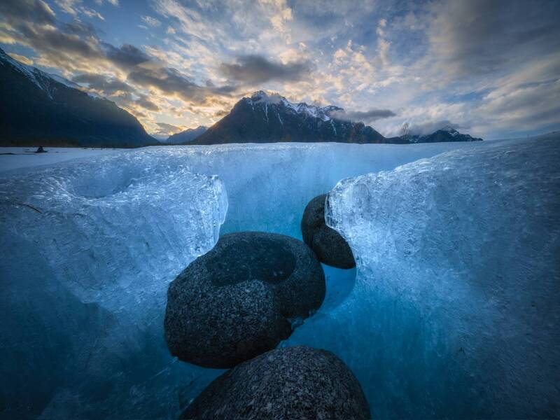 кодар Наледь реки Средний Сукукан. фото превью