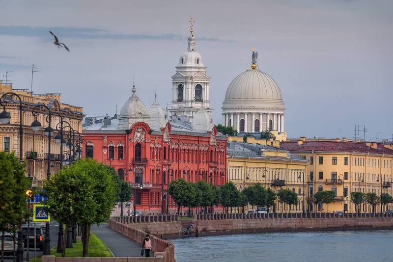 санкт-петербург, питер, храм, нева, белые ночи Набережная адмирала Макарова фото превью
