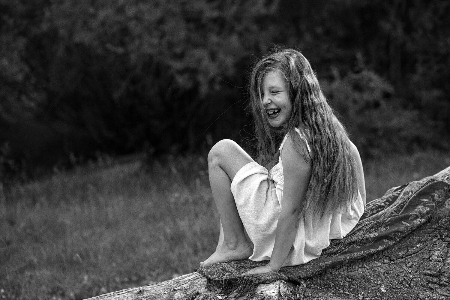 Девочка, Лето, Смех, Счастье, Dina Orlean