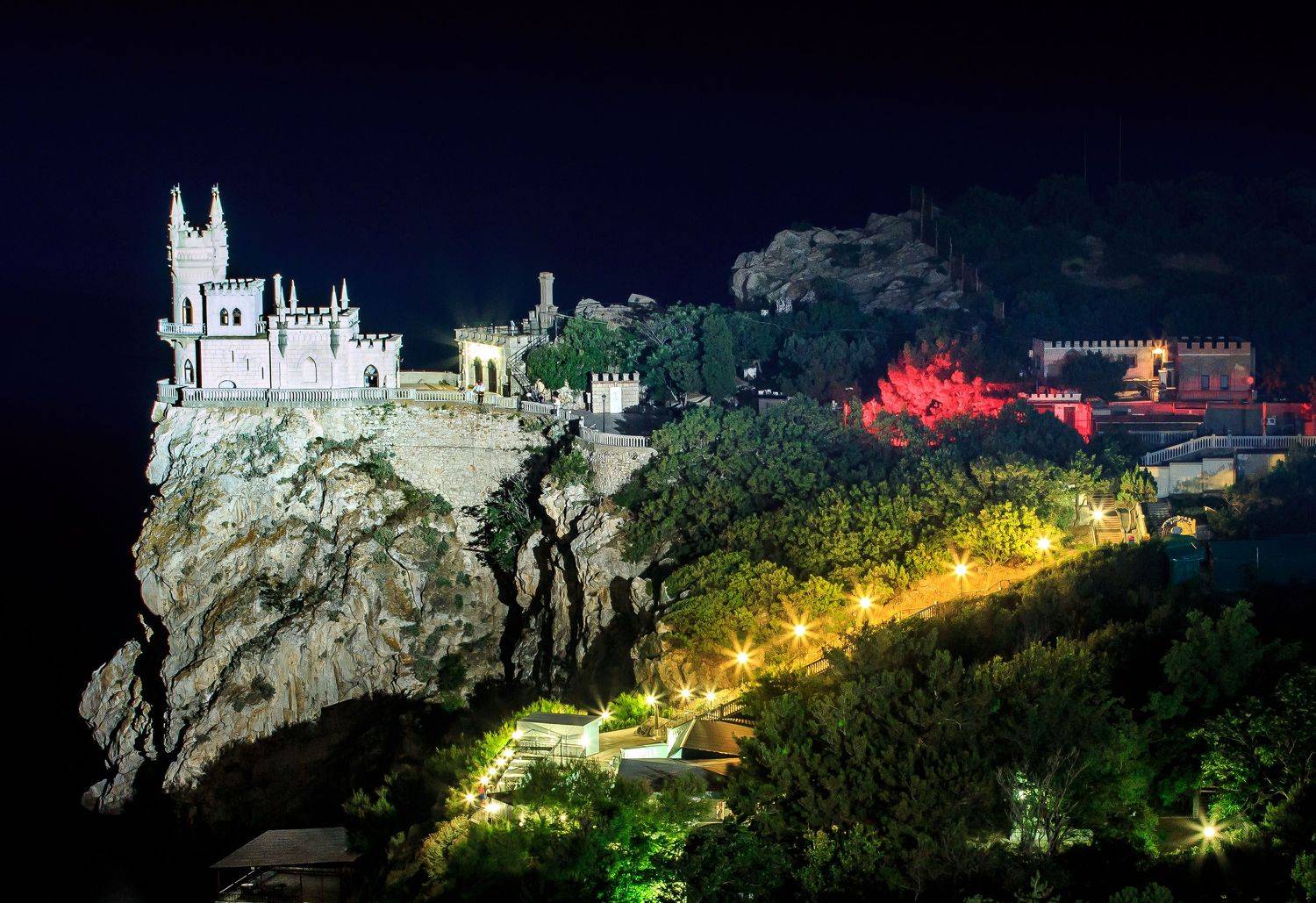 крым, ласточкино гнездо, ялта, ночь, замок, Лариса Михеева