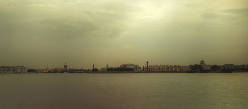 город, пейзаж, река, санкт-петербург Настроение Питера фото превью