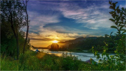 Закат над Усой! 